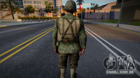 Soldado Americano de CoD WaW v5 para GTA San Andreas