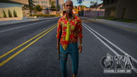Luís de Esquerda 4 Morto (Camisa Havaiana) para GTA San Andreas