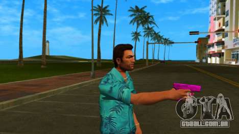 10 Glock Pistols (Pink) para GTA Vice City