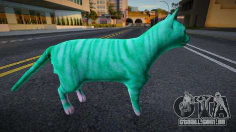 Gato turquesa para GTA San Andreas