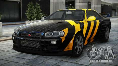 Nissan Skyline R34 GT-R V-Spec II Nur S8 para GTA 4