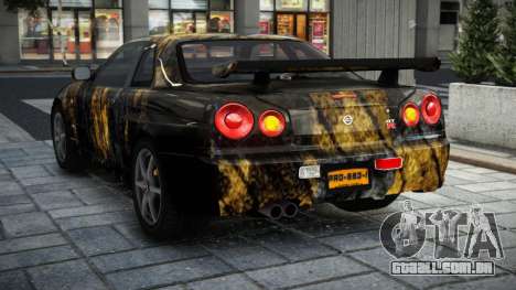 Nissan Skyline R34 GT-R V-Spec II Nur S10 para GTA 4