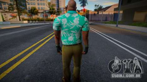 Treinador de Left 4 Morto com uma camisa havaian para GTA San Andreas