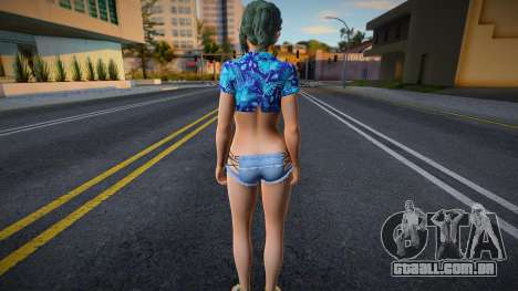 DOAXVV Tamaki - Loco Moco Vacation para GTA San Andreas