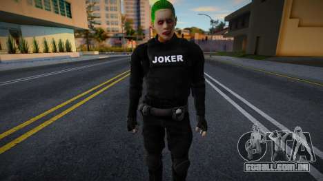 Coringa em uniforme das forças especiais v2 para GTA San Andreas