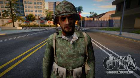 Soldado Americano de CoD WaW v5 para GTA San Andreas