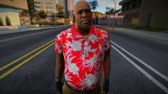 Treinador de Left 4 Morto com uma camisa havaiana (Vermelho para GTA San Andreas