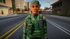 Pele de Soldado do Exército Mexicano v1 para GTA San Andreas