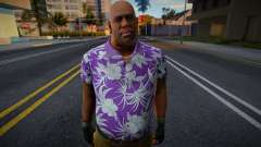 Treinador de Left 4 Morto com uma camisa havaiana (Purpu para GTA San Andreas