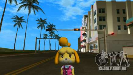 Isabelle from Animal Crossing (Pink) para GTA Vice City