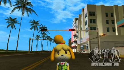 Isabelle from Animal Crossing para GTA Vice City