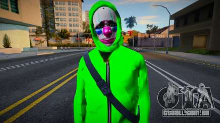 Criminoso dos Todos os Criminosos ambientado em Free Fire 1 para GTA San Andreas