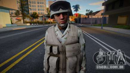 Soldado Mexicano (Camuflagem do Deserto) v4 para GTA San Andreas