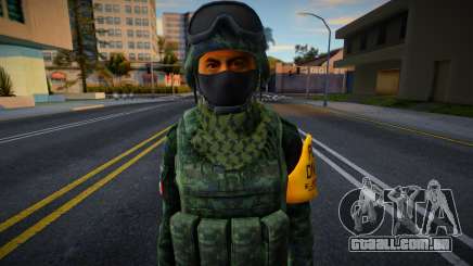 Pele de Soldado do Exército Mexicano v2 para GTA San Andreas