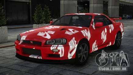 Nissan Skyline R34 GT-R V-Spec II Nur S6 para GTA 4