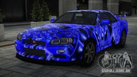 Nissan Skyline R34 GT-R V-Spec II Nur S5 para GTA 4