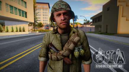 Soldado Americano de CoD WaW v7 para GTA San Andreas