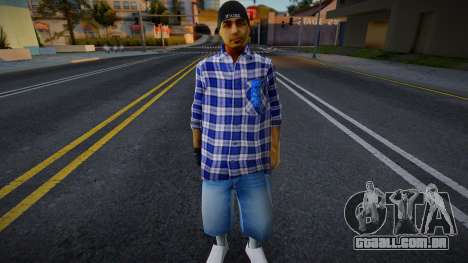 Gângster de camisa xadrez para GTA San Andreas