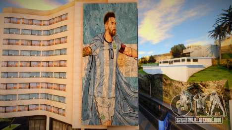 New Billboards with Lionel Messi para GTA San Andreas
