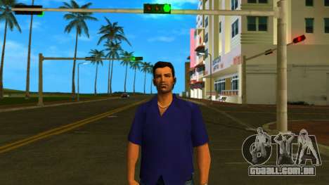 T-Shirt Ocean Blue para GTA Vice City