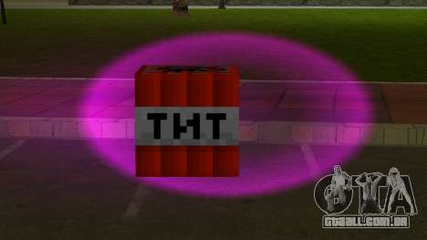 TNT Minecraft para GTA Vice City