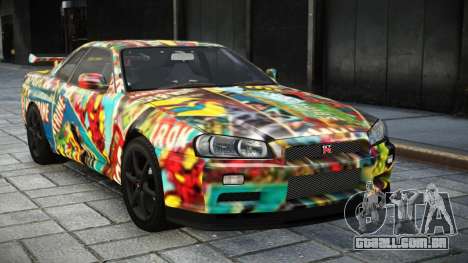 Nissan Skyline GT-R BNR34 S6 para GTA 4