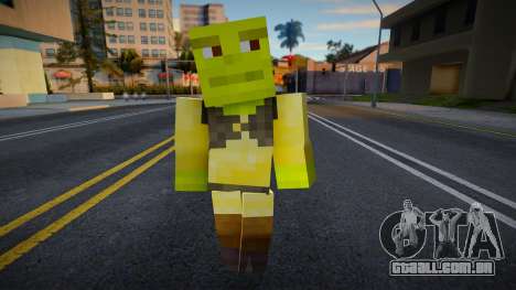 Steve Body Shrek para GTA San Andreas