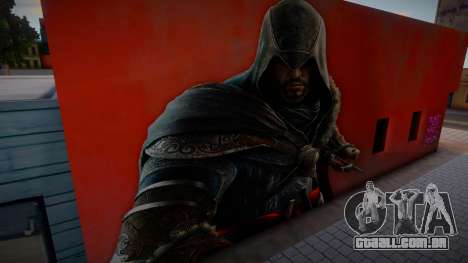 Ezio Auditore Mural v3 para GTA San Andreas