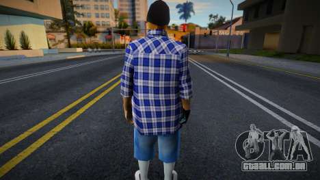 Gângster de camisa xadrez para GTA San Andreas