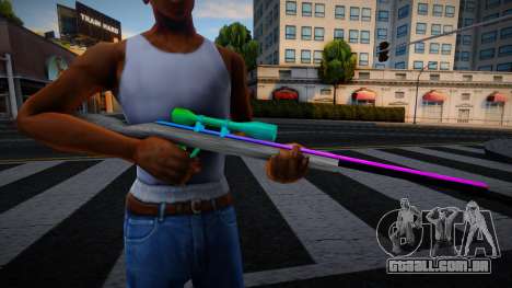 Sniper Multicolor para GTA San Andreas