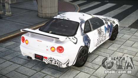 Nissan Skyline GT-R BNR34 S4 para GTA 4