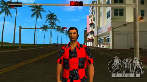 Camisa com padrões v8 para GTA Vice City
