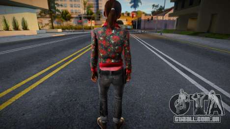 Zoe (Luvas de Casaco rosa) de Left 4 Dead para GTA San Andreas