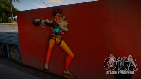 Paintwall Tracer Overwatch para GTA San Andreas
