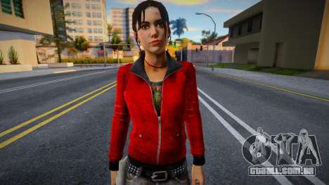 Zoe (Rocker) de Left 4 Dead para GTA San Andreas
