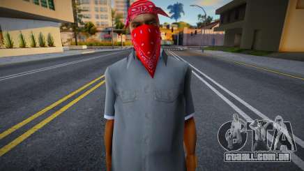 Gângster com Bandana Vermelha para GTA San Andreas