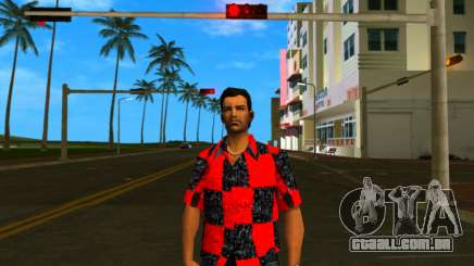 Camisa com padrões v8 para GTA Vice City