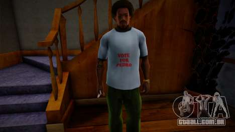 Napoleon Dynamite Vote For Pedro Shirt Mod para GTA San Andreas