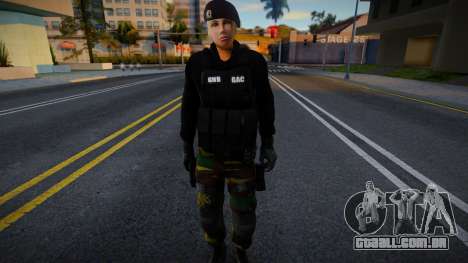 Soldado do DEL GAC V4 para GTA San Andreas