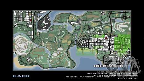 Mapa melhorado e redesenhado para GTA San Andreas