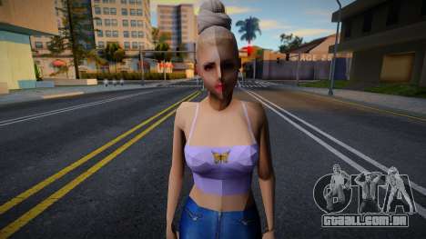 Garota à paisana v27 para GTA San Andreas