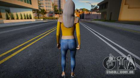 Garota à paisana v28 para GTA San Andreas