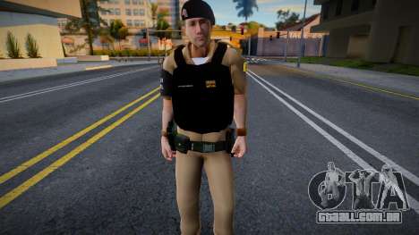 Funcionário da Tático Móvel para GTA San Andreas