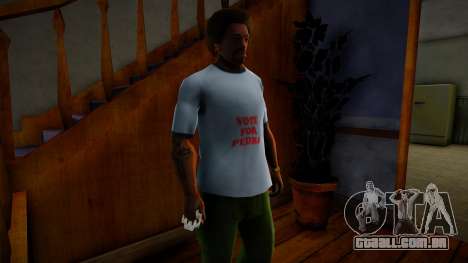 Napoleon Dynamite Vote For Pedro Shirt Mod para GTA San Andreas