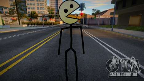 Pac-Man from Facebook (Skin) para GTA San Andreas