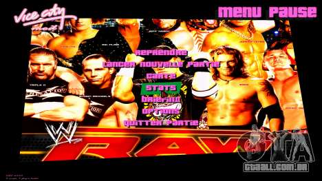 WWE Raw Backgrounds para GTA Vice City