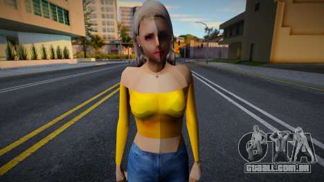 Garota à paisana v28 para GTA San Andreas