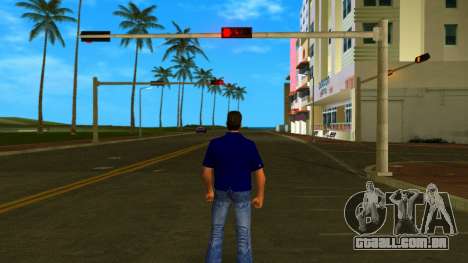 Tommy Camicia Blu Scuro para GTA Vice City