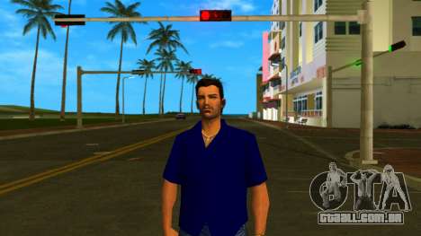 Tommy Camicia Blu Scuro para GTA Vice City