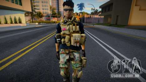 Soldado da Força Tarefa 22 para GTA San Andreas